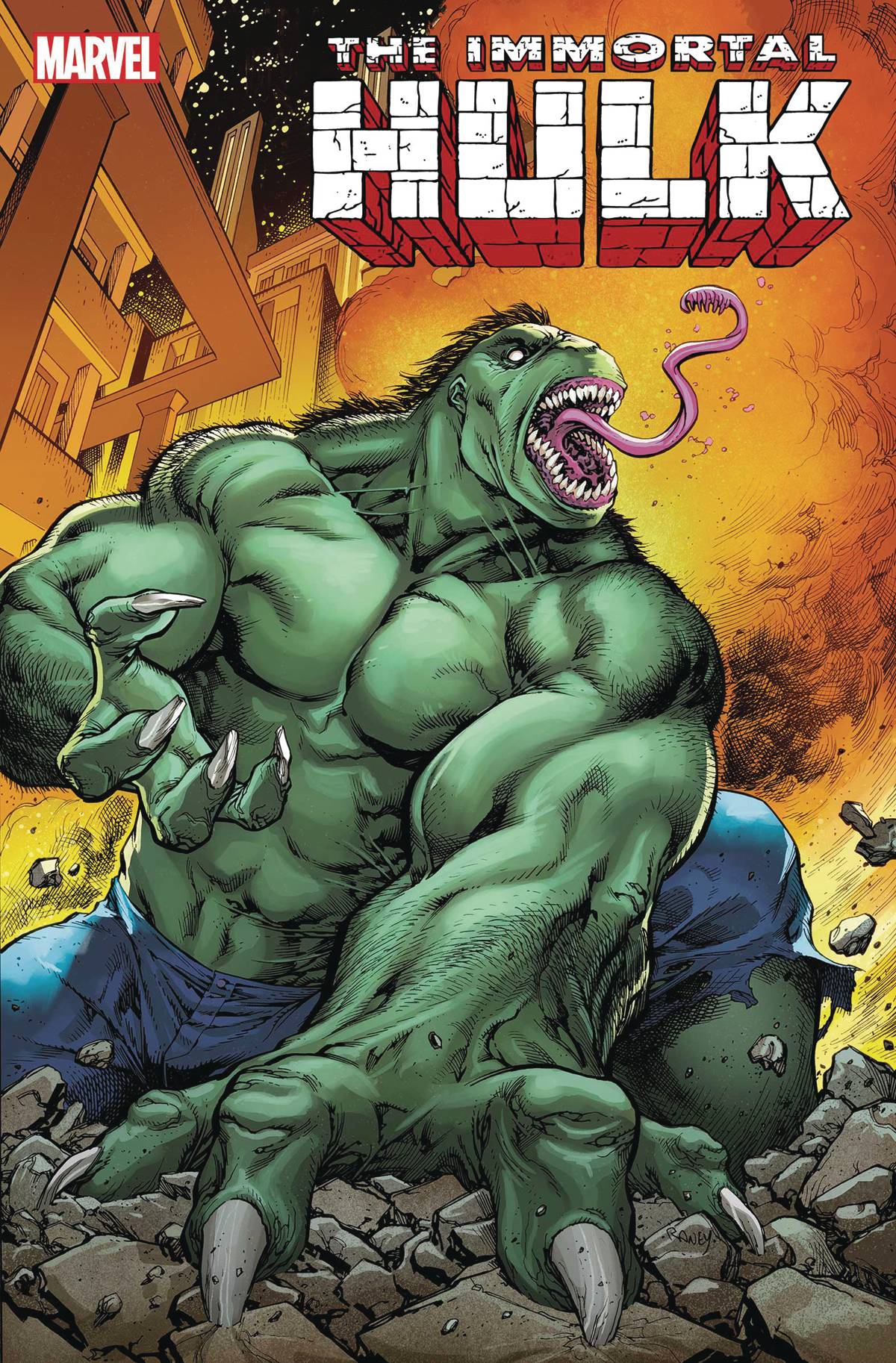 IMMORTAL HULK #27 RANEY 2099 VARIANT 2019 Immortal Hulk MARVEL COMICS   