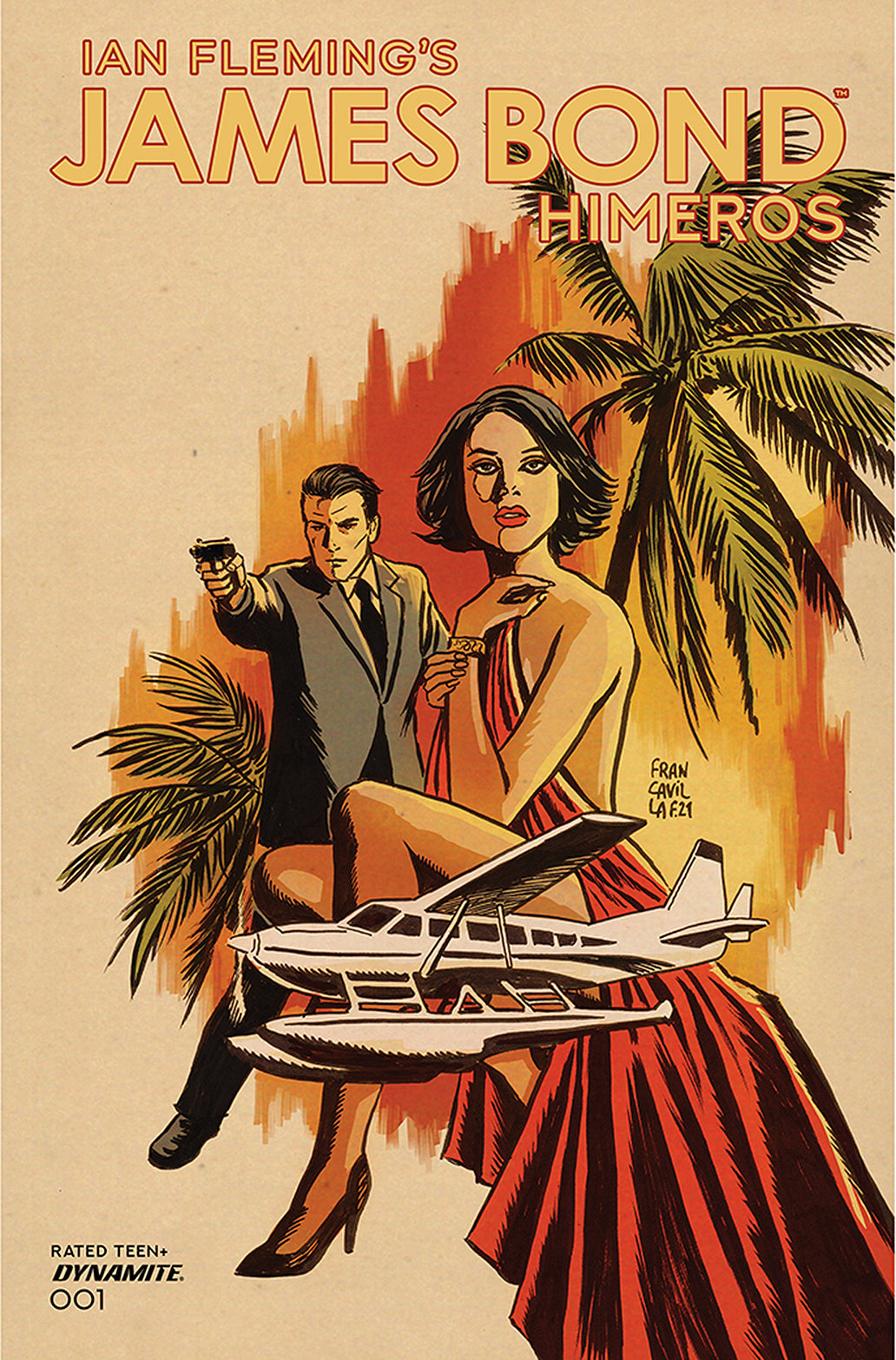 JAMES BOND HIMEROS #1 CVR A FRANCAVILLA 2021 James Bond DYNAMITE