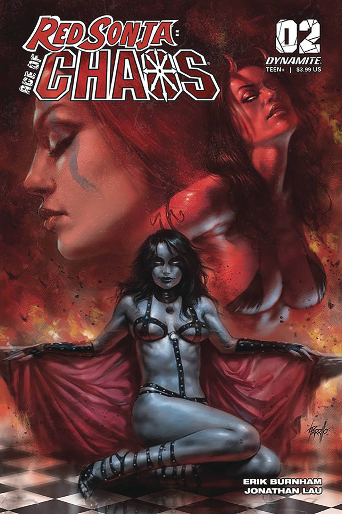 RED SONJA AGE OF CHAOS #2 CVR A PARRILLO 2020 Red Sonja DYNAMITE   