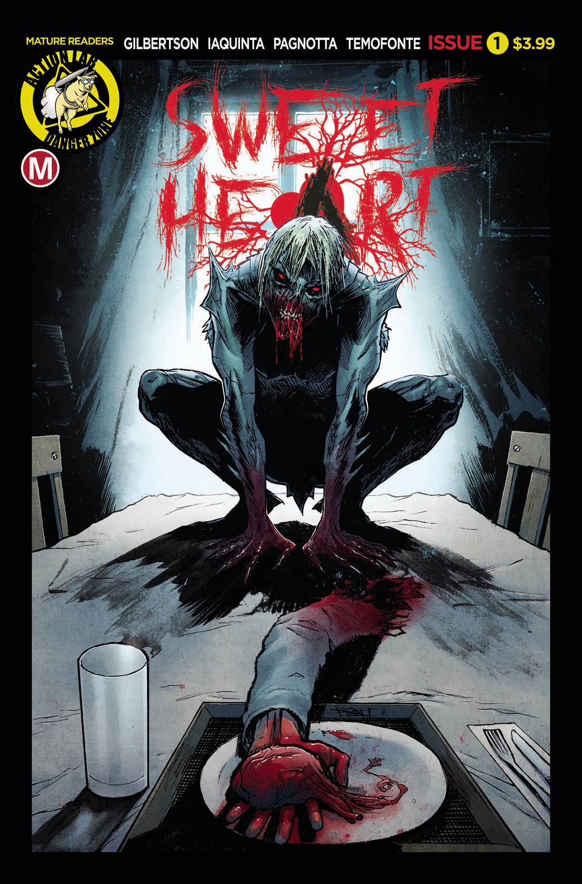 SWEET HEART #1 CVR B DIBARI (MR) 2020 comic book ACTION LAB - DANGER ZONE