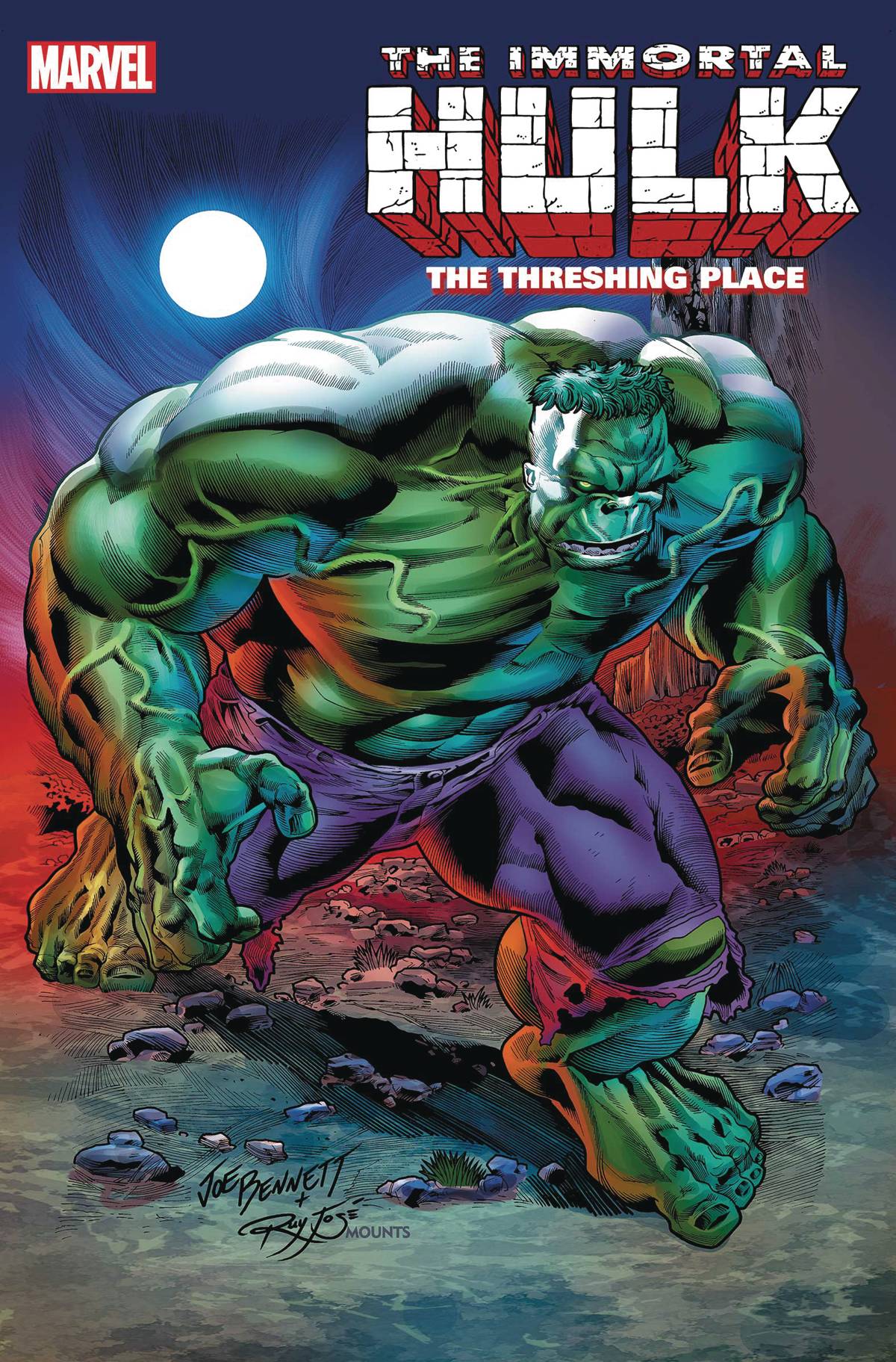 IMMORTAL HULK THRESHING PLACE #1 BENNETT VARIANT 2020 Immortal Hulk MARVEL COMICS   