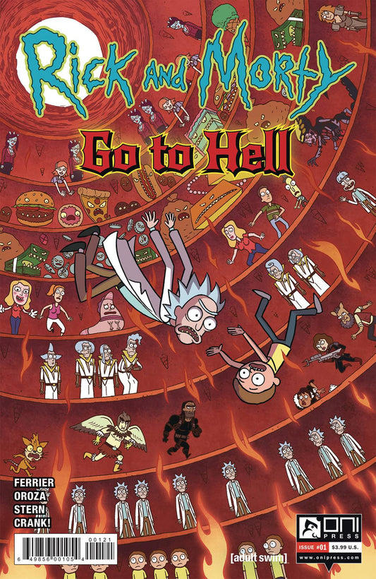 RICK AND MORTY GO TO HELL #1 CVR B SMITH 2020 Rick & Morty ONI PRESS INC.   