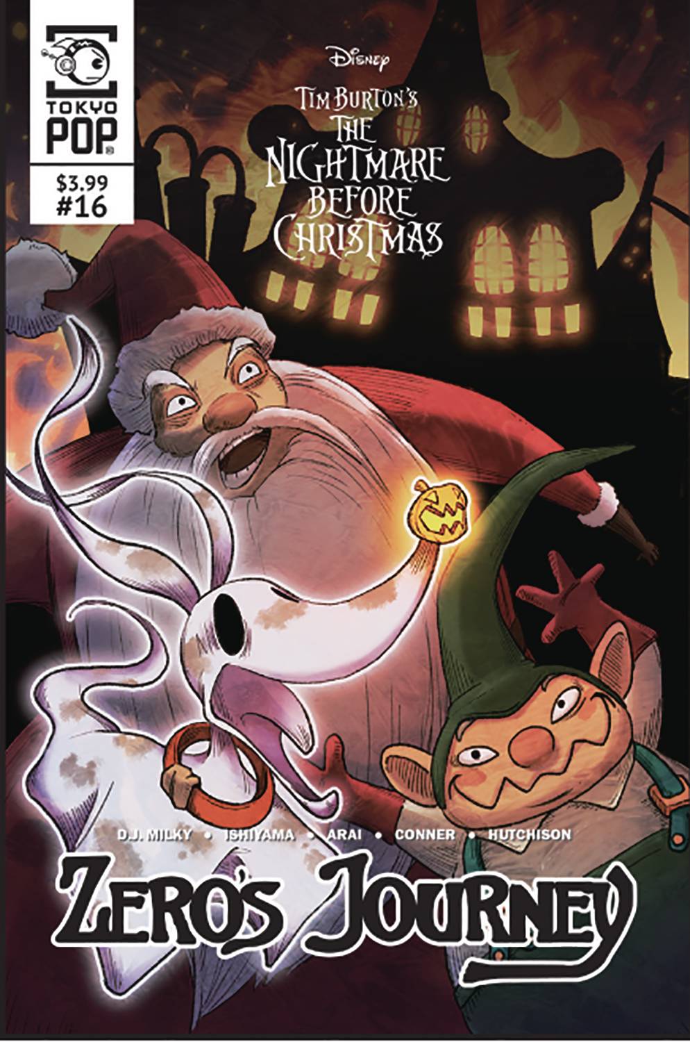 NIGHTMARE BEFORE CHRISTMAS ZEROS JOURNEY #16 2020 Nightmare Before Christmas TOKYOPOP   