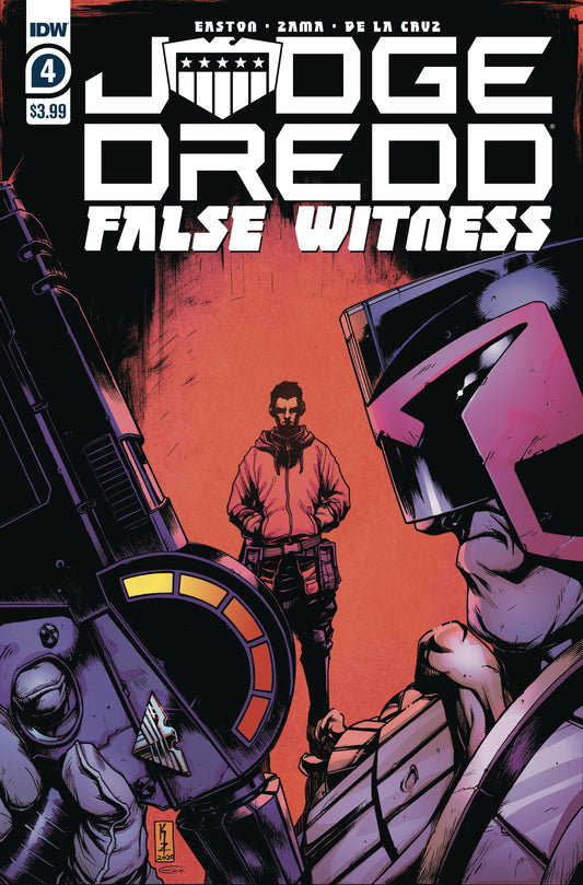 JUDGE DREDD FALSE WITNESS #4 (OF 4) CVR A ZAMA 2020 comic book IDW PUBLISHING   