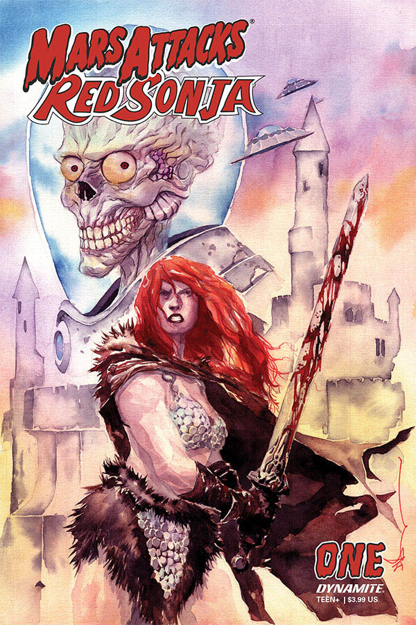 MARS ATTACKS RED SONJA #1 CVR B NGUYEN VARIANT 2020 Red Sonja DYNAMITE   