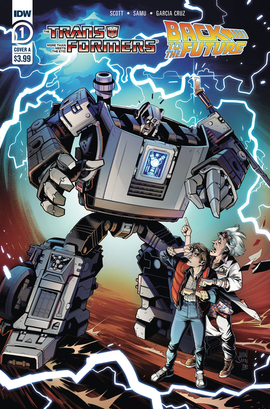 TRANSFORMERS BACK TO FUTURE #1 (OF 4) CVR A JUAN SAMU 2020 Transformers IDW PUBLISHING   