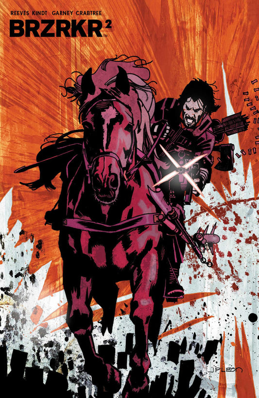 BRZRKR (BERZERKER) #2 LEON 1:25 VARIANT 2021 comic book BOOM! STUDIOS   