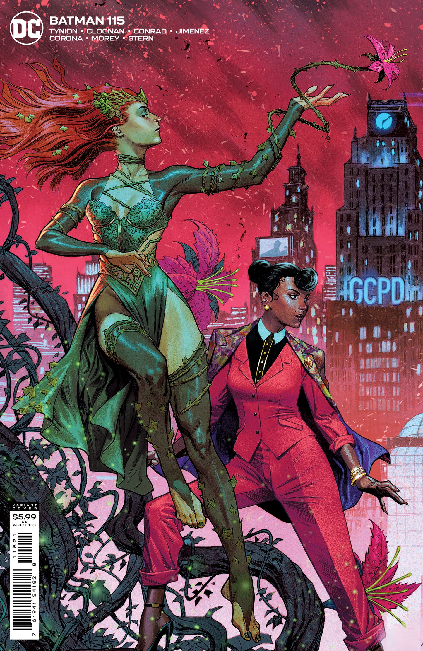 BATMAN #115 CVR B JORGE MOLINA CARD STOCK VARIANT (FEAR STATE) 2021 Batman DC COMICS