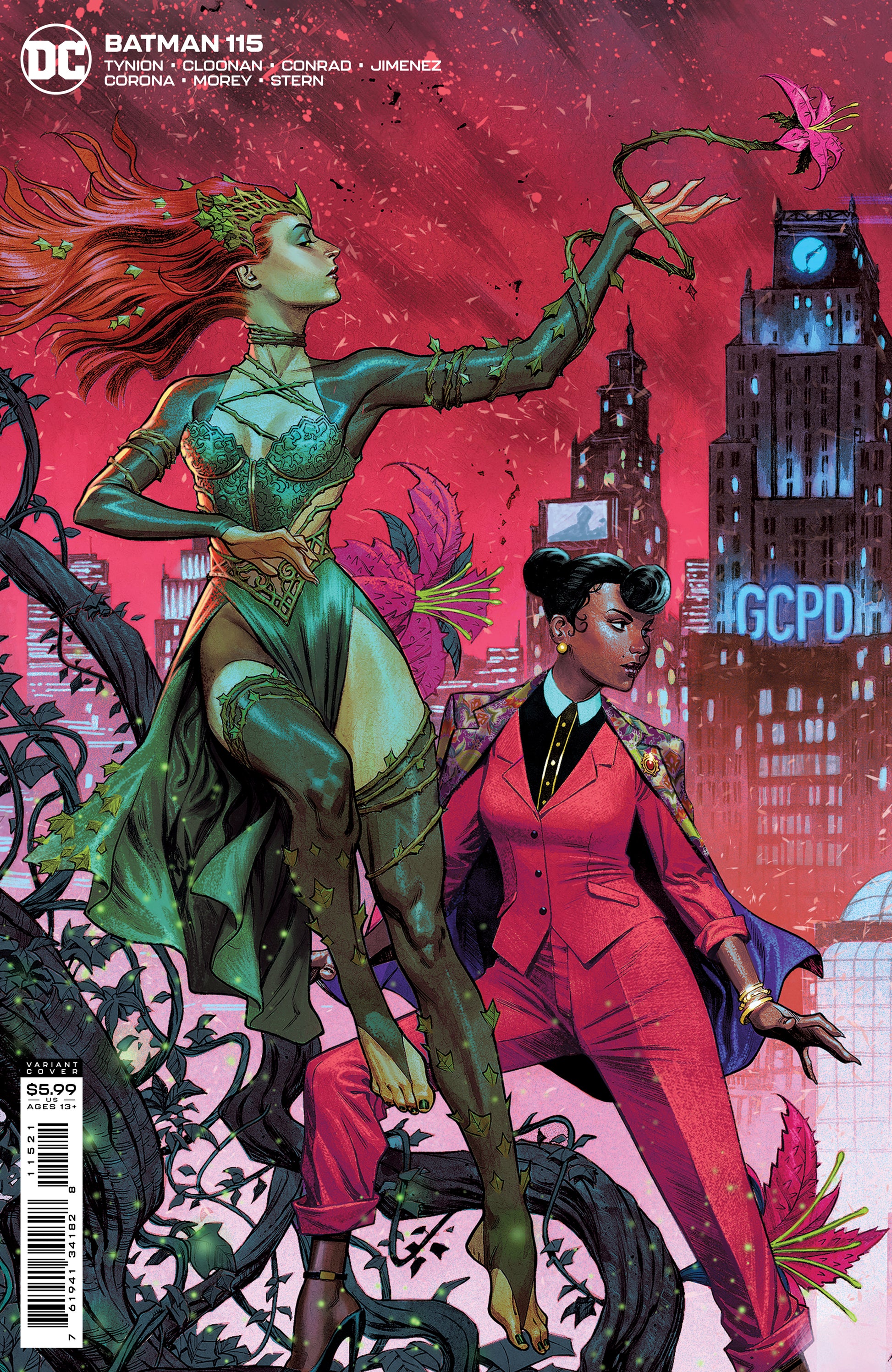 BATMAN #115 CVR B JORGE MOLINA CARD STOCK VARIANT (FEAR STATE) 2021 Batman DC COMICS