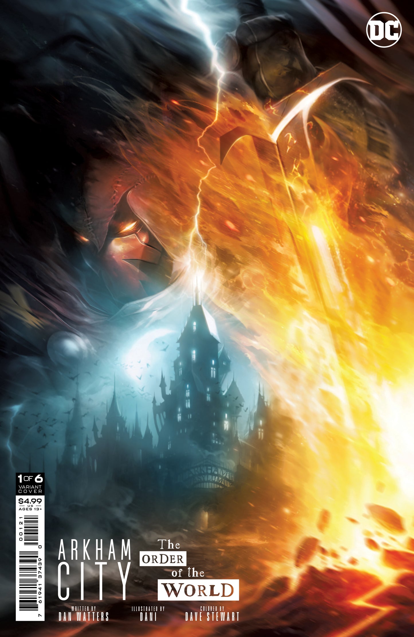 ARKHAM CITY THE ORDER OF THE WORLD #1 (OF 6) CVR B FRANCESCO MATTINA CARD STOCK VARIANT 2021 comic book DC COMICS