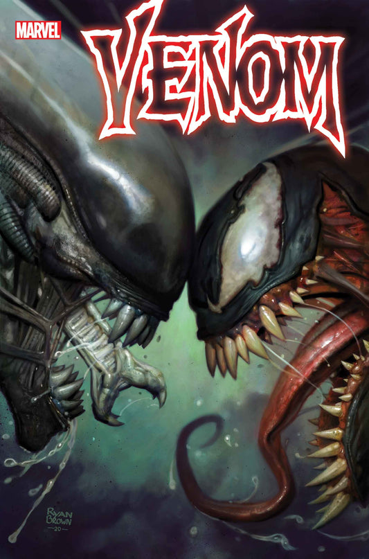 VENOM #32 BROWN MARVEL VS ALIEN VARIANT 2021 comic books MARVEL COMICS   