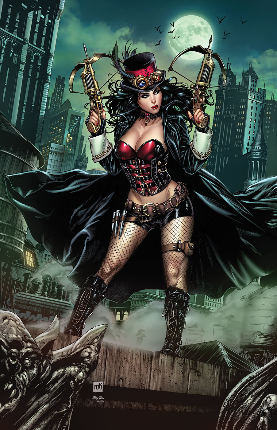 VAN HELSING HELLFIRE ONE SHOT #1 CVR C KROME VARIANT 2021  ZENESCOPE ENTERTAINMENT INC   