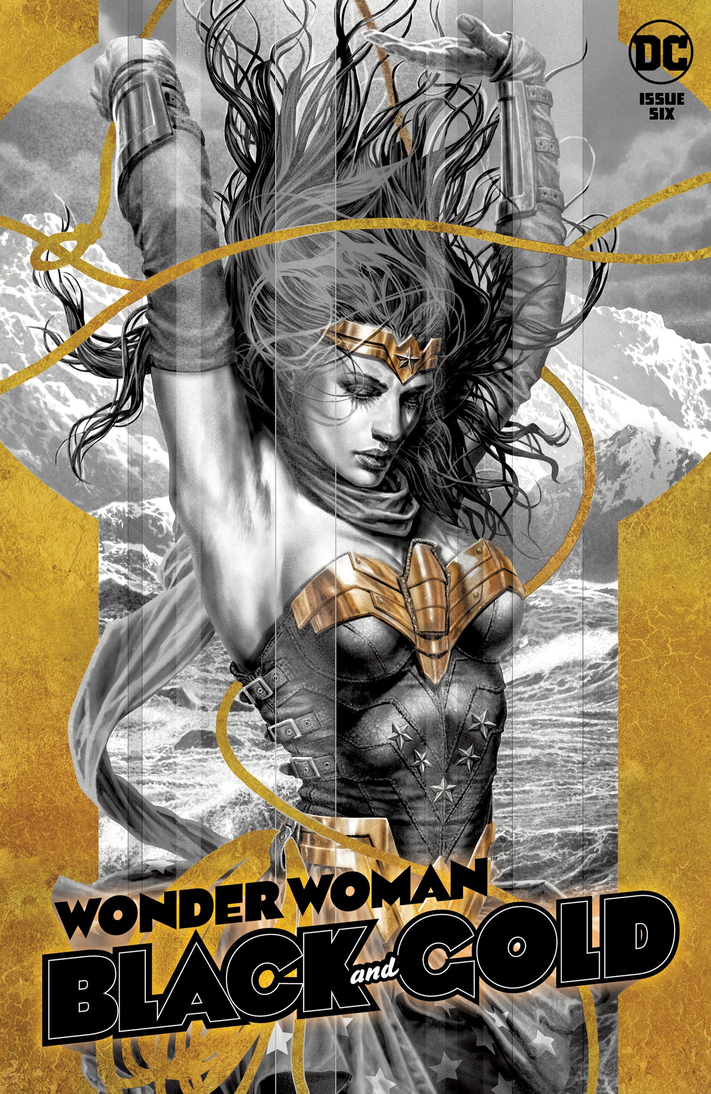 WONDER WOMAN BLACK & GOLD #6 (OF 6) CVR A LEE BERMEJO 2021 Wonder Woman DC COMICS   