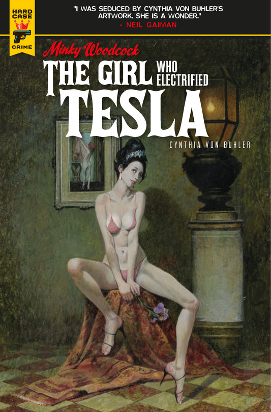 MINKY WOODCOCK GIRL ELECTRIFIED TESLA #1 CVR A MCGINNIS (MR) 2021 comic book TITAN COMICS   