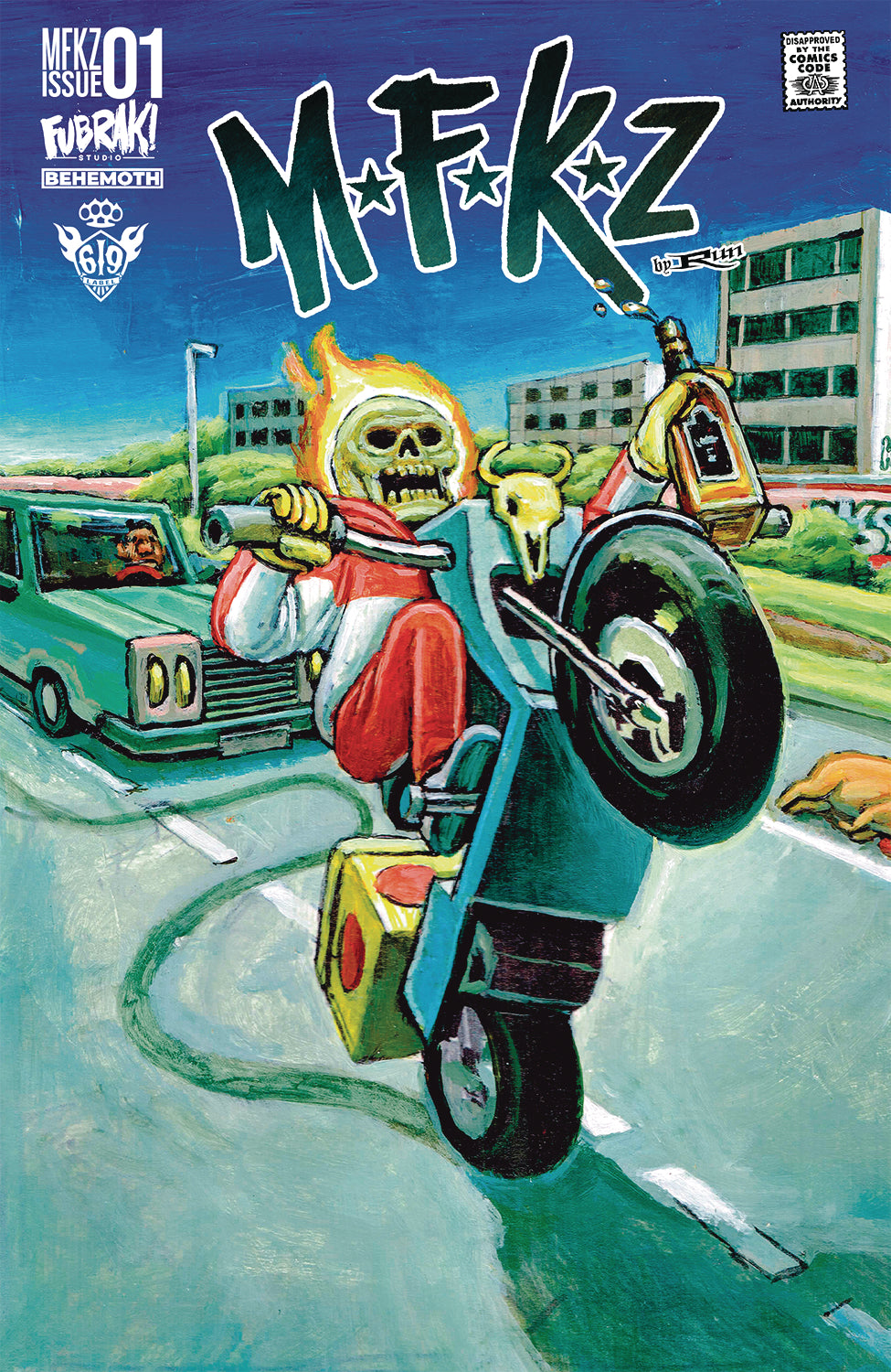 MFKZ #1 LTD ED VINZ DIESEL VARIANT 2021 MFKZ BEHEMOTH COMICS   