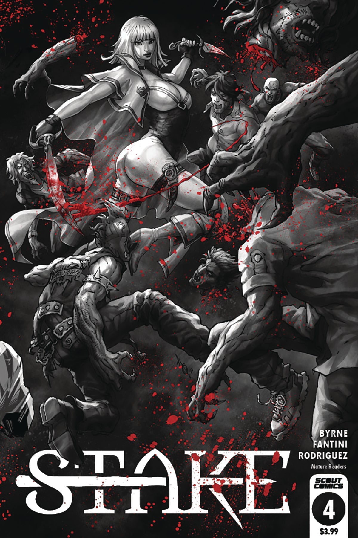 STAKE #4 10 COPY ALAN QUAH UNLOCKED CVR B (MR) 2021 comic book SCOUT COMICS   