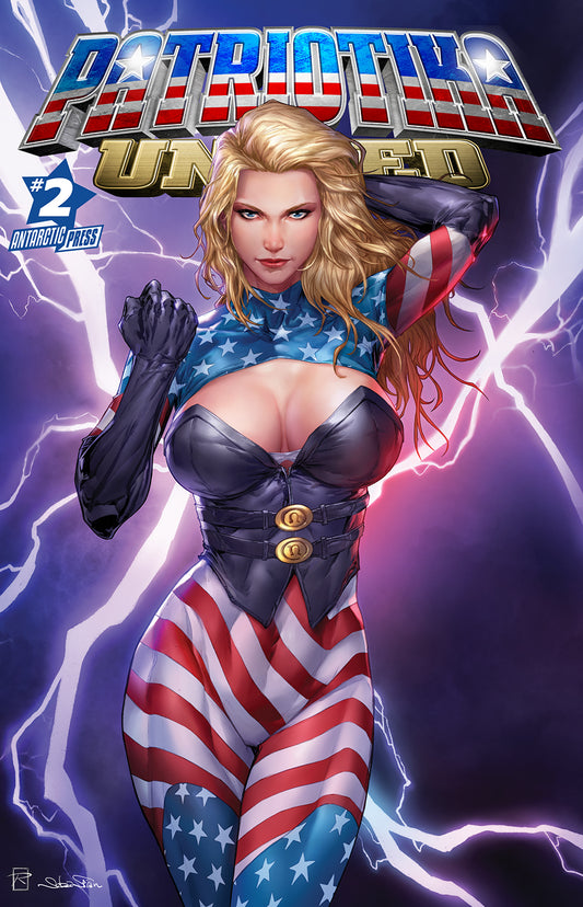 PATRIOTIKA UNITED #2 (OF 3) CVR A RAYMOND GAY 2021 Patriotika ANTARCTIC PRESS