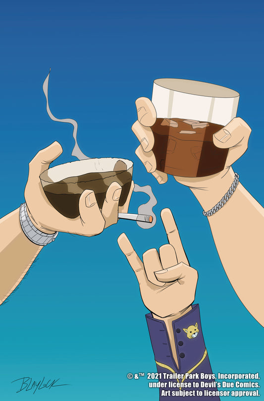 TRAILER PARK BOYS GET A F#ING COMIC BOOK #1 CVR B BLAYLOCK 2021 comic book DEVILS DUE   