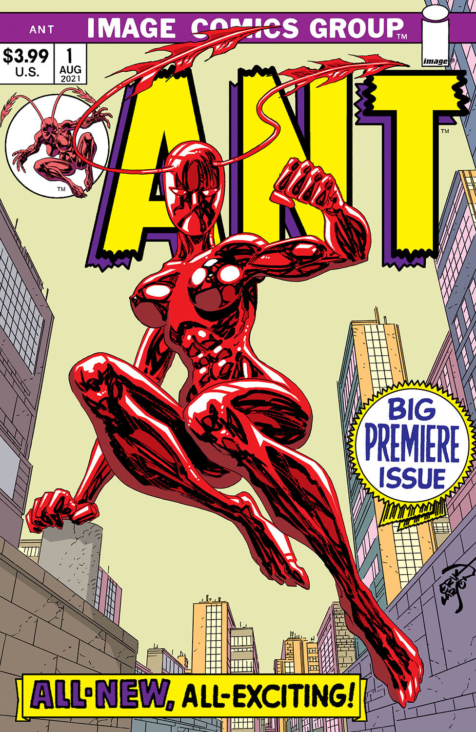 ANT #1 CVR E RETRO TRADE DRESS 2021 Ant IMAGE COMICS   