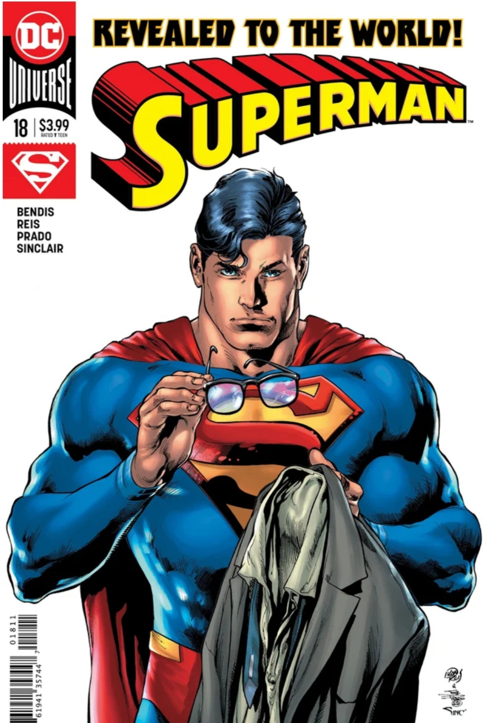 SUPERMAN #18 2019 (SUPERMAN REVEALS IDENTITY)