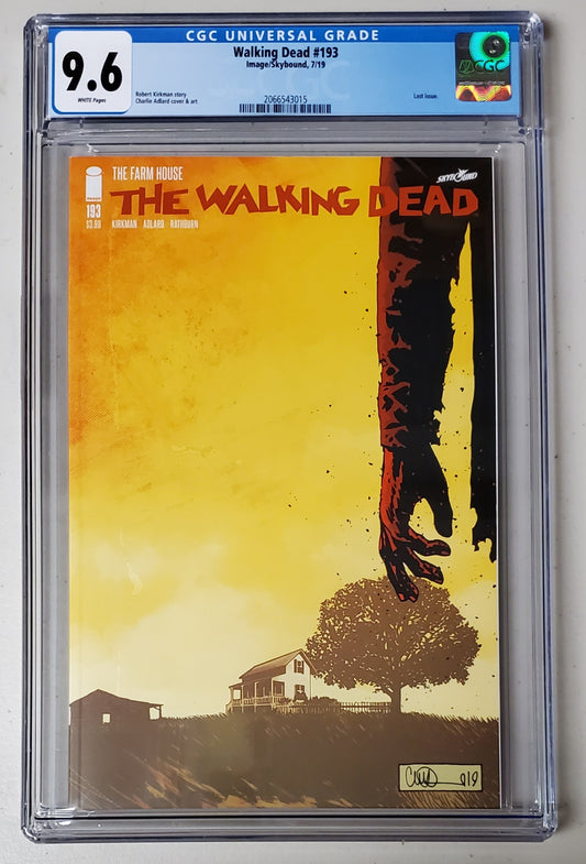 9.6 CGC Walking Dead #193 1st Print Last Issue 2019 [2066543015]