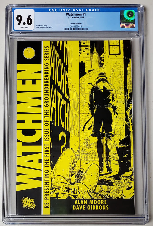 9.6 CGC Watchmen #1 2nd Print Variant [2028223018]