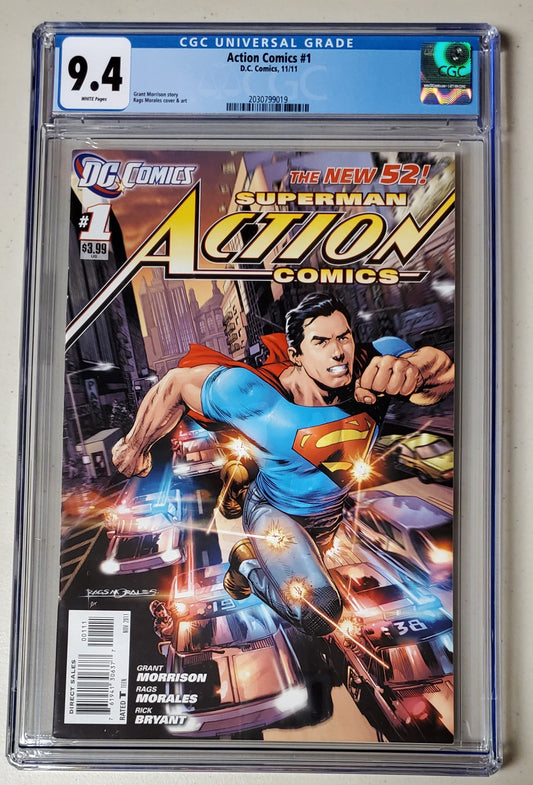 9.4 CGC Action Comics #1 2011 [2030799019]