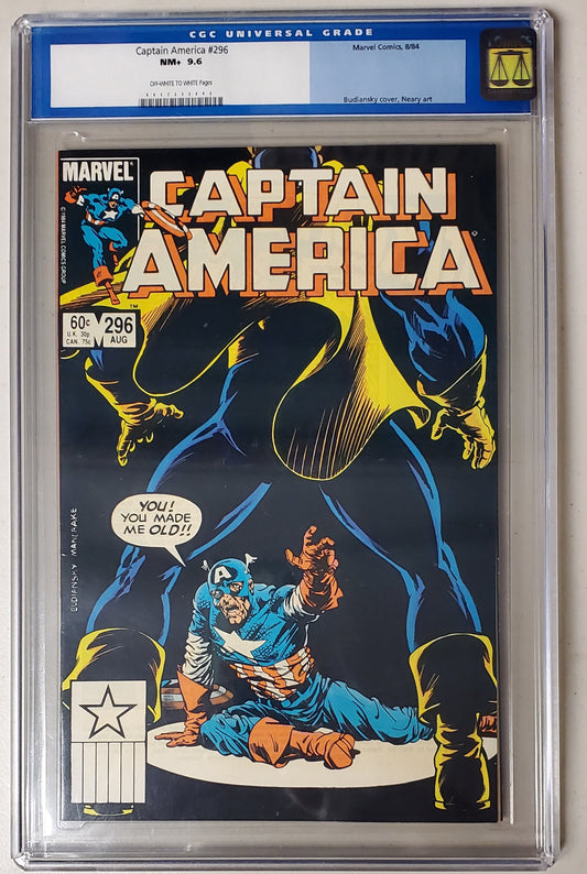 9.6 CGC Captain America #296 1984