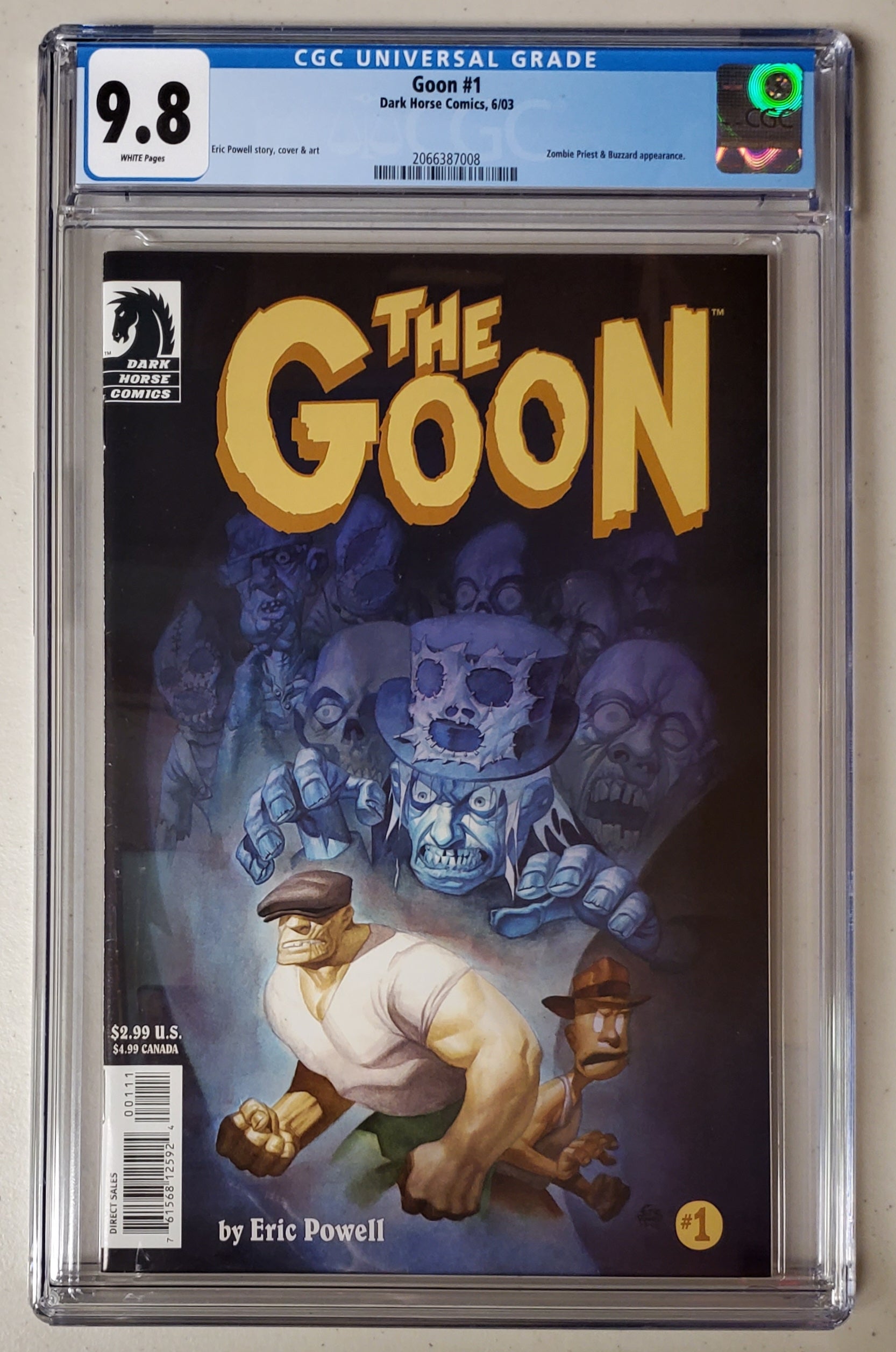 9.8 CGC Goon #1 2003 (2066387008) CGC CGC   