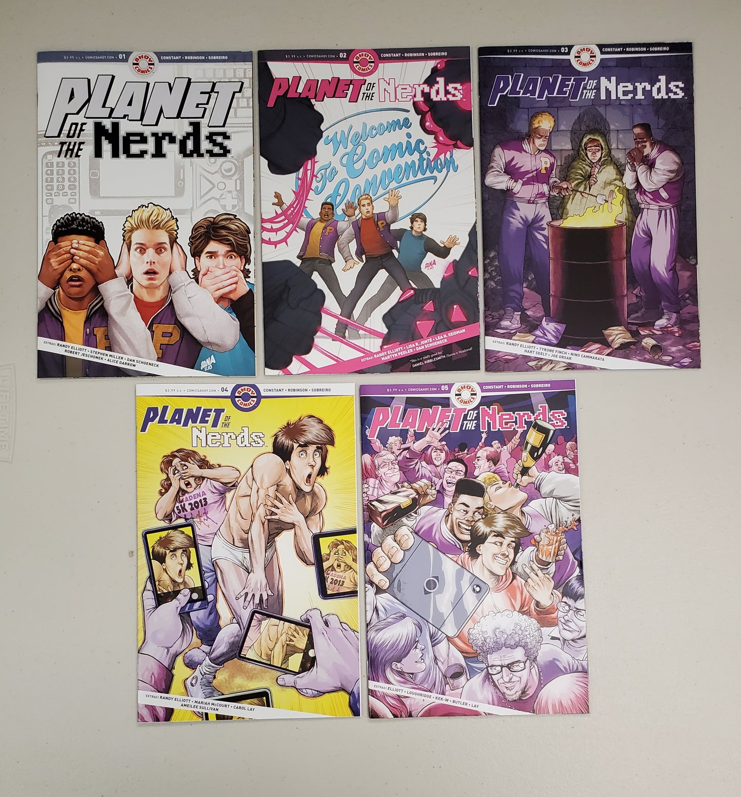 PLANET OF THE NERDS #1-#5 LOT SET