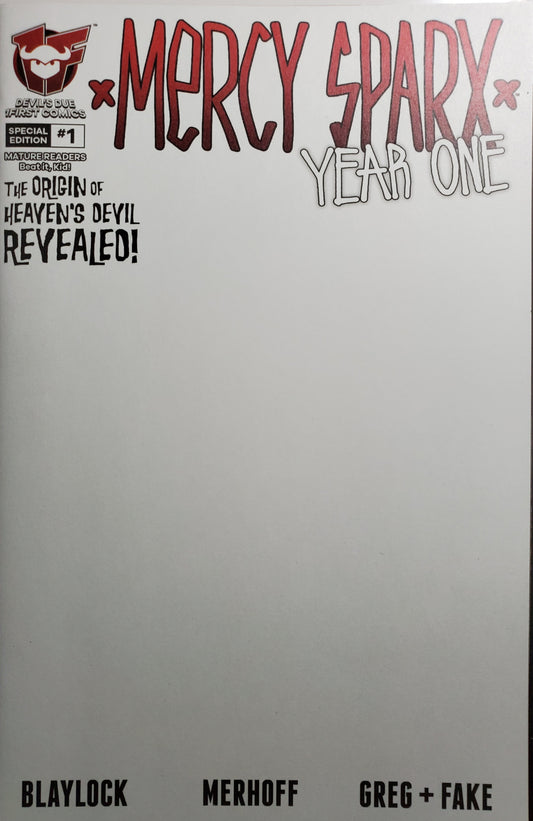 MERCY SPARX YEAR ONE #1 BLANK VARIANT 2016