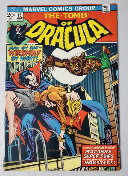 TOMB OF DRACULA #18 1974 *MVS CLIPPED PAGE 19*