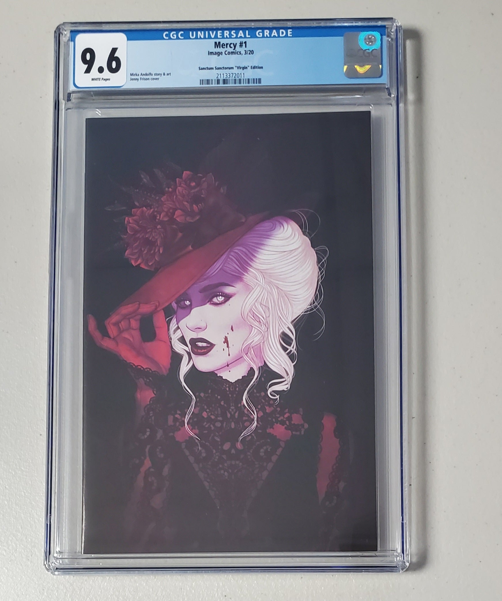 9.6 CGC MERCY #1 SSCO JENNY FRISON VIRGIN VARIANT [2113372011] CGC CGC   