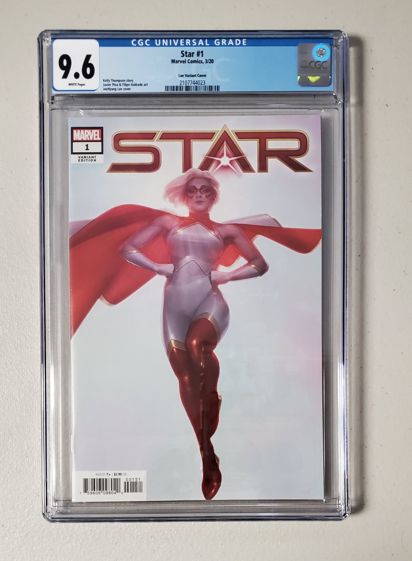9.6 CGC STAR #1 JEEHYUNG LEE 1:100 VARIANT [2107744023]