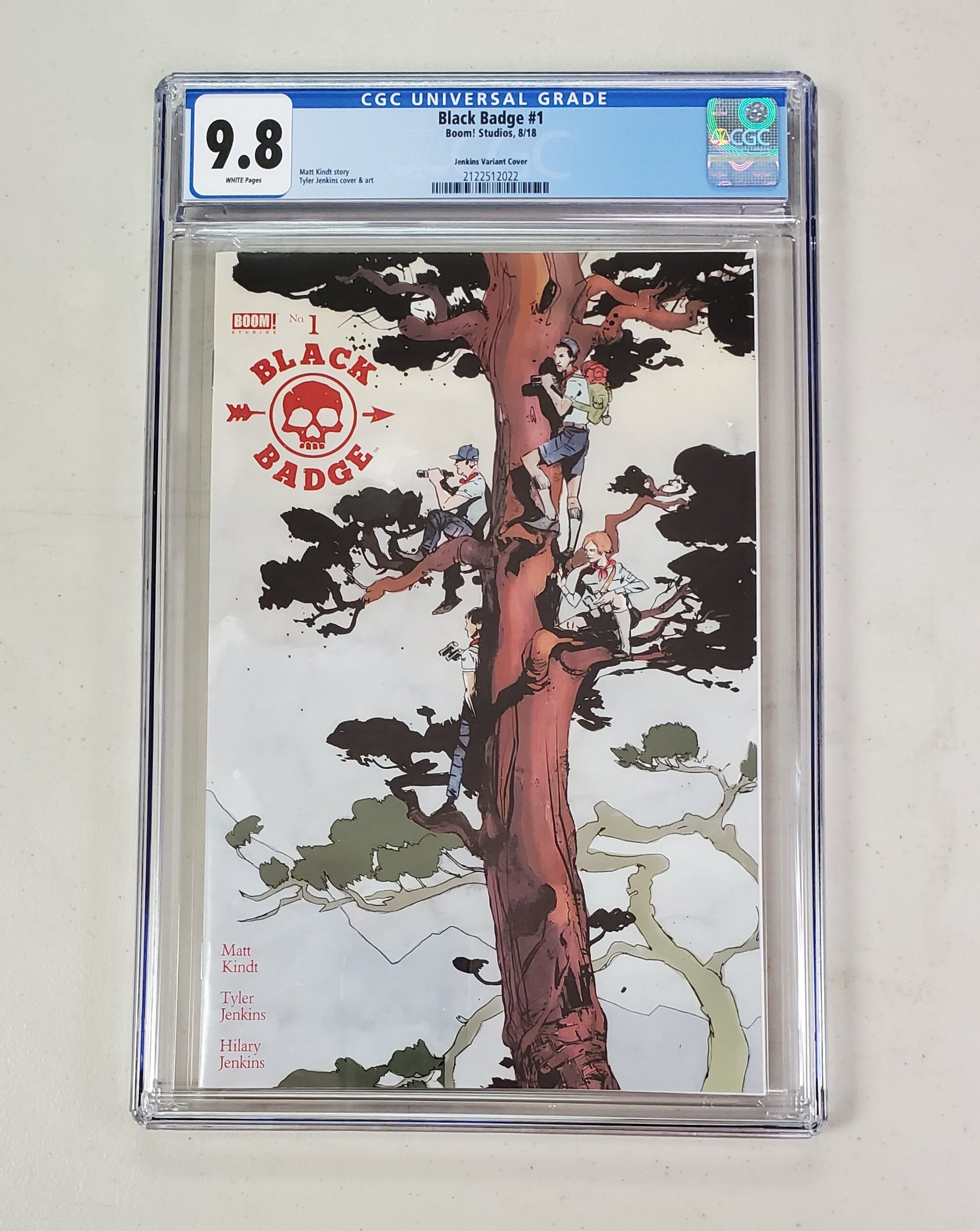 9.8 CGC Black Badge #1 1:15 Jenkins Variant 2018 (2122512022) CGC CGC   