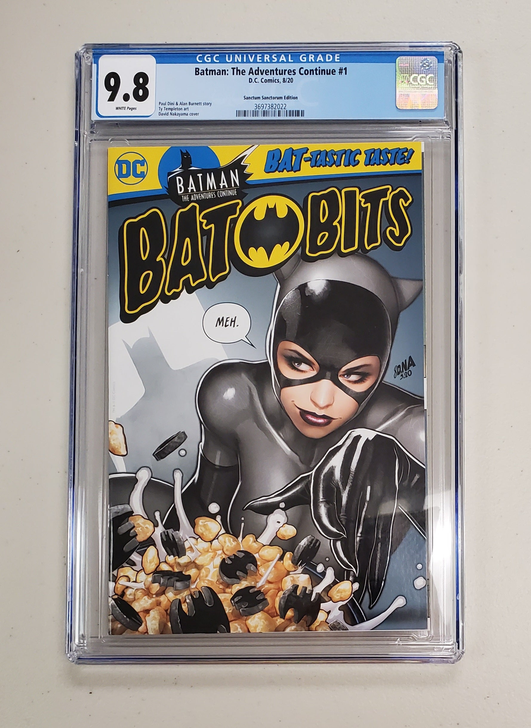 9.8 CGC BATMAN THE ADVENTURES CONTINUE #1 (OF 6) SSCO DAVID NAKAYAMA VARIANT 2020 [3697382022] comic DC COMICS   