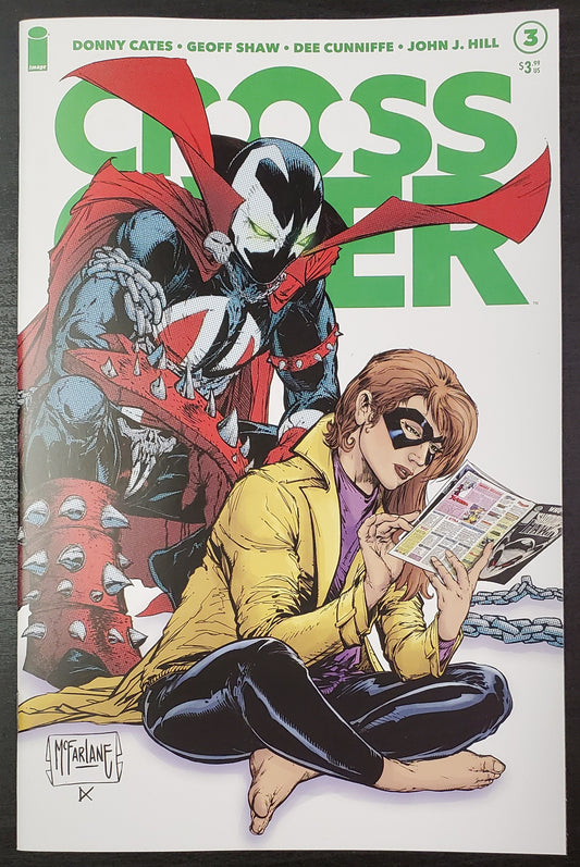 CROSSOVER #3 TODD MCFARLANE 1:8 SHADOWHAWK #1 SECRET CHASE VARIANT 2021 comic books IMAGE COMICS   