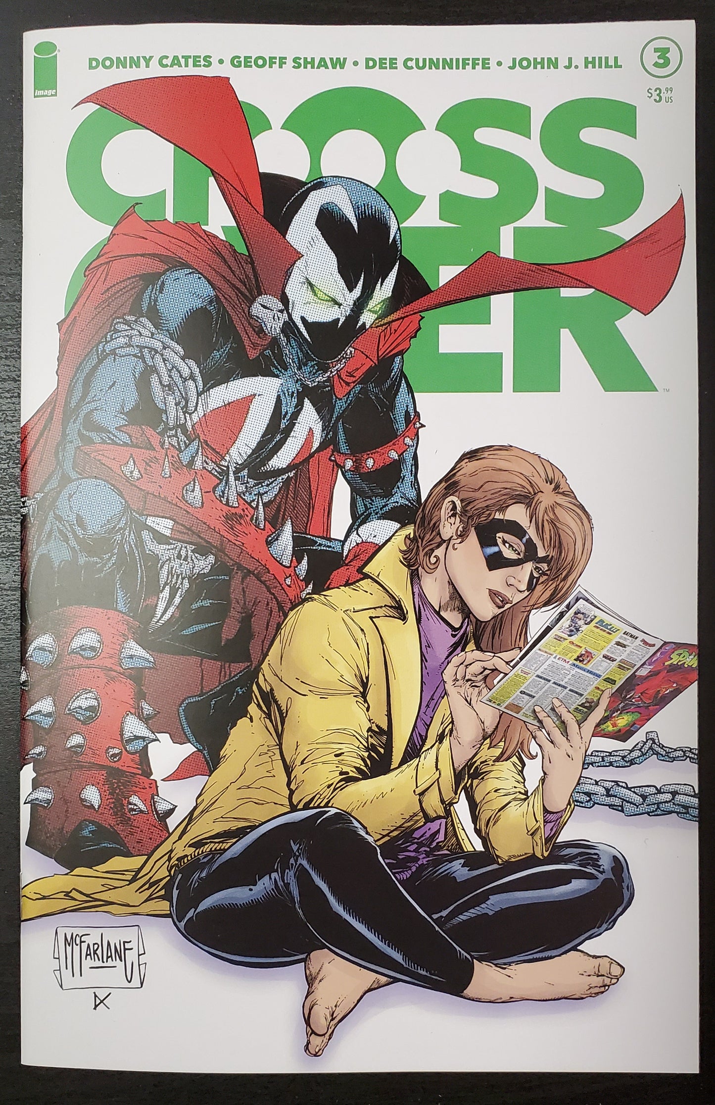 CROSSOVER #3 TODD MCFARLANE 1:8 SPAWN #1 SECRET CHASE VARIANT 2021 Crossover IMAGE COMICS