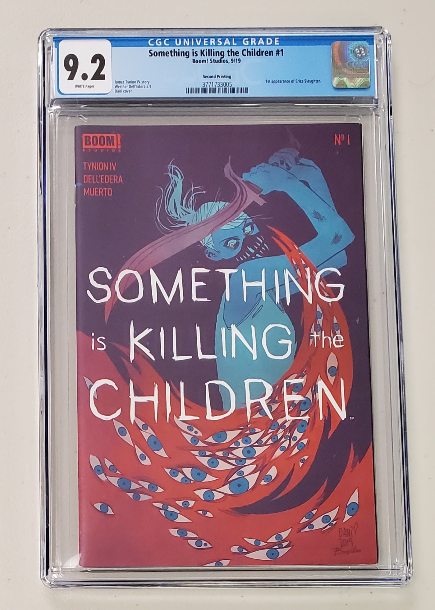 9.2 CGC SOMETHING IS KILLING THE CHILDREN #1 2ND PRINT VARIANT [3771733005]