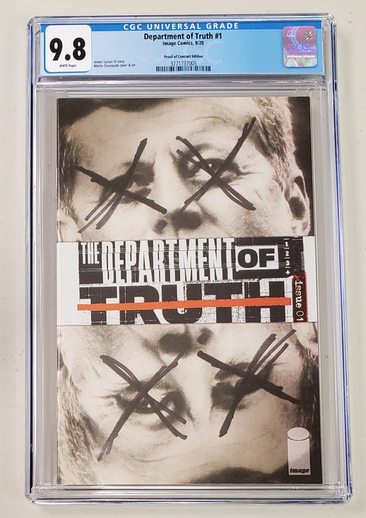 9.8 CGC DEPARTMENT OF TRUTH #1 PROOF OF CONCEPT VARIANT [3771737005]