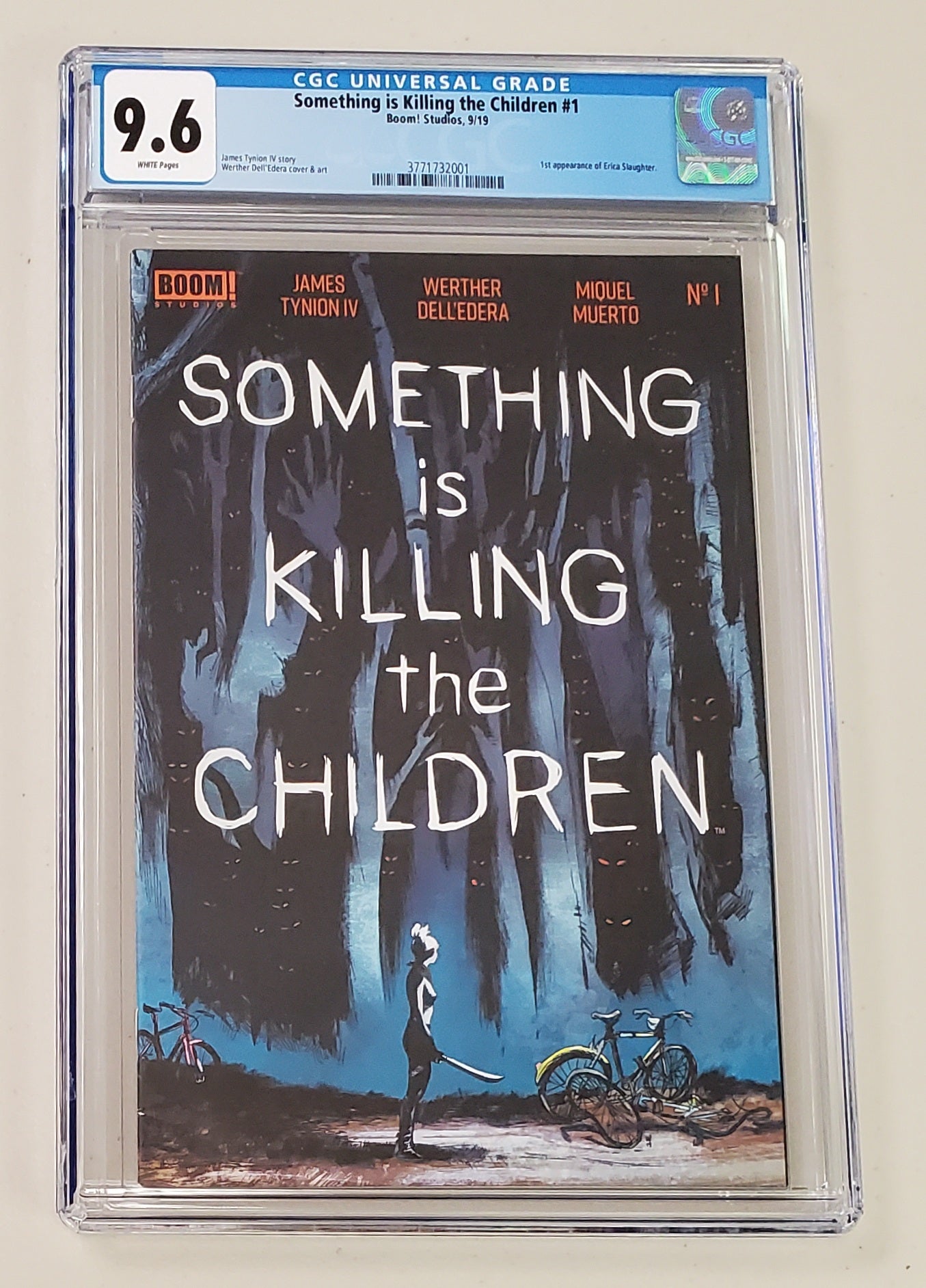 9.6 CGC SOMETHING IS KILLING THE CHILDREN #1 1ST PRINT [3771732001] Something is Killing the Children BOOM! STUDIOS   