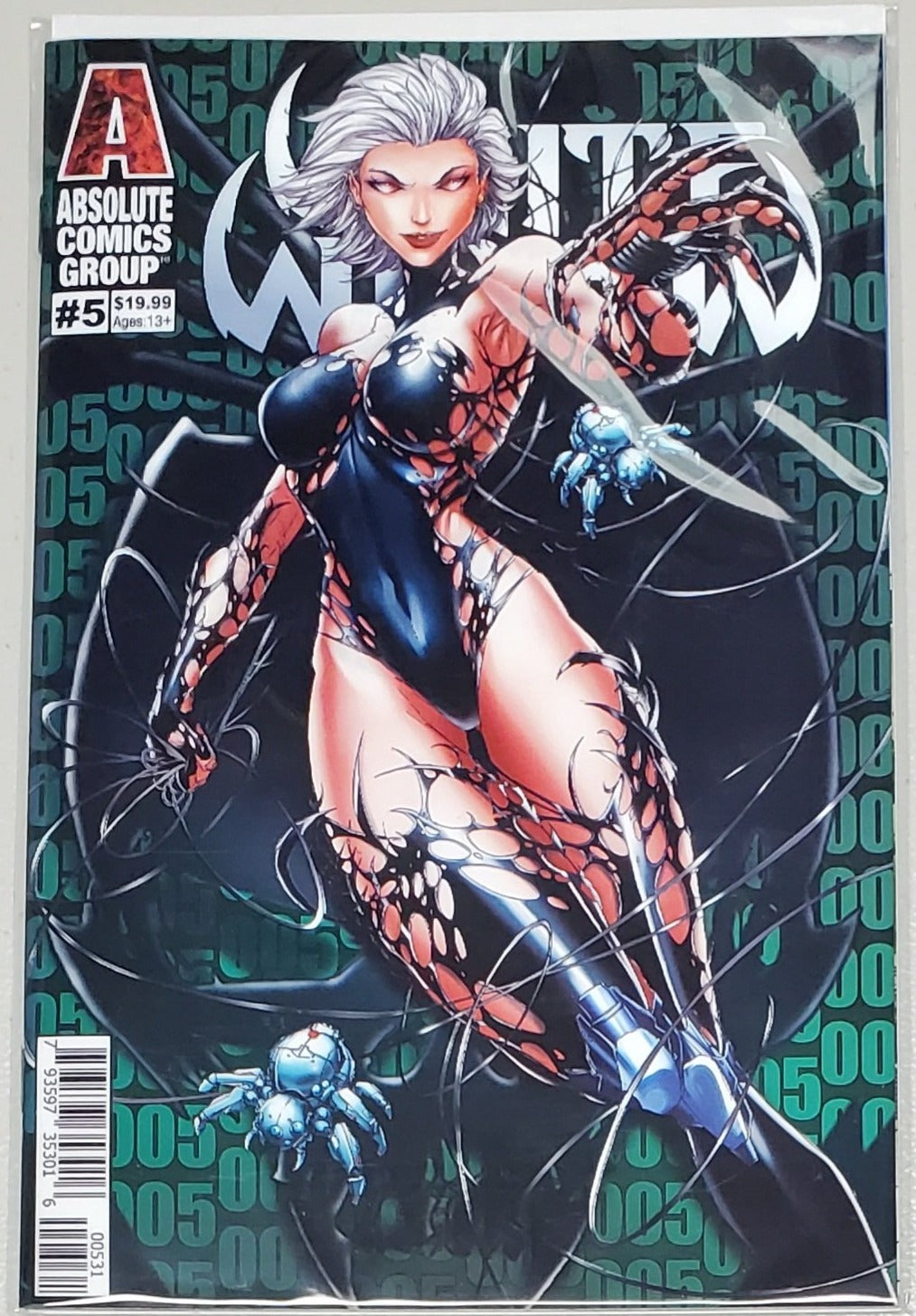 WHITE WIDOW #5 JAMIE TYNDALL VARIANT comic book ABSOLUTE COMICS GROUP / RED GI   