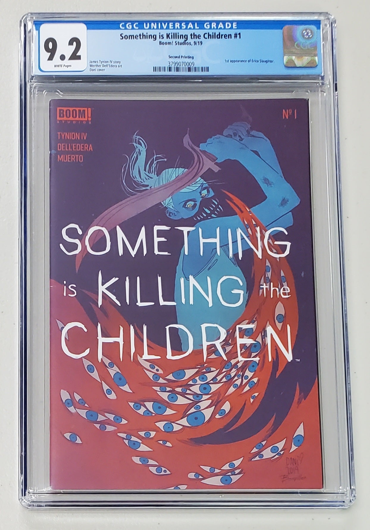 9.2 CGC SOMETHING IS KILLING THE CHILDREN #1 2ND PRINT VARIANT [3799070009]