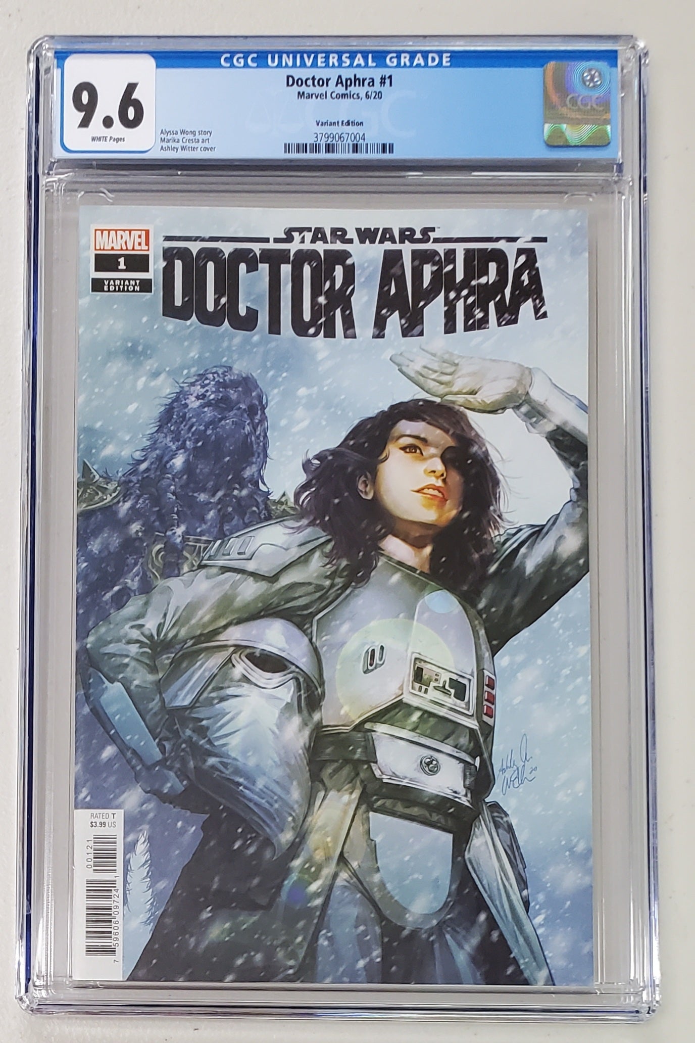 9.6 CGC DOCTOR APHRA #1 STAR WARS 1:25 WITTER VARIANT [3799067004]