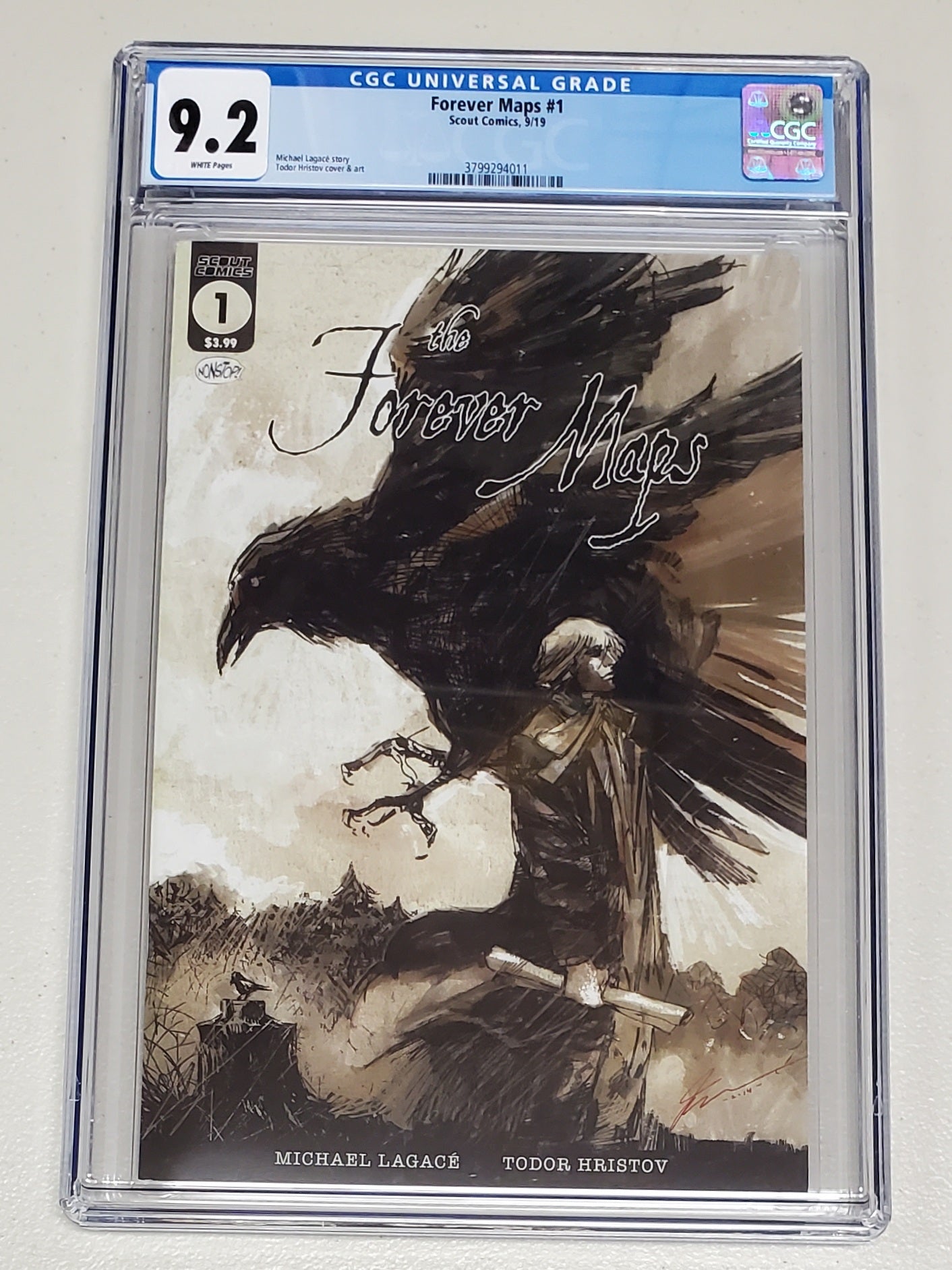 9.2 CGC FOREVER MAPS #1 [3799294011] comic book SCOUT COMICS   