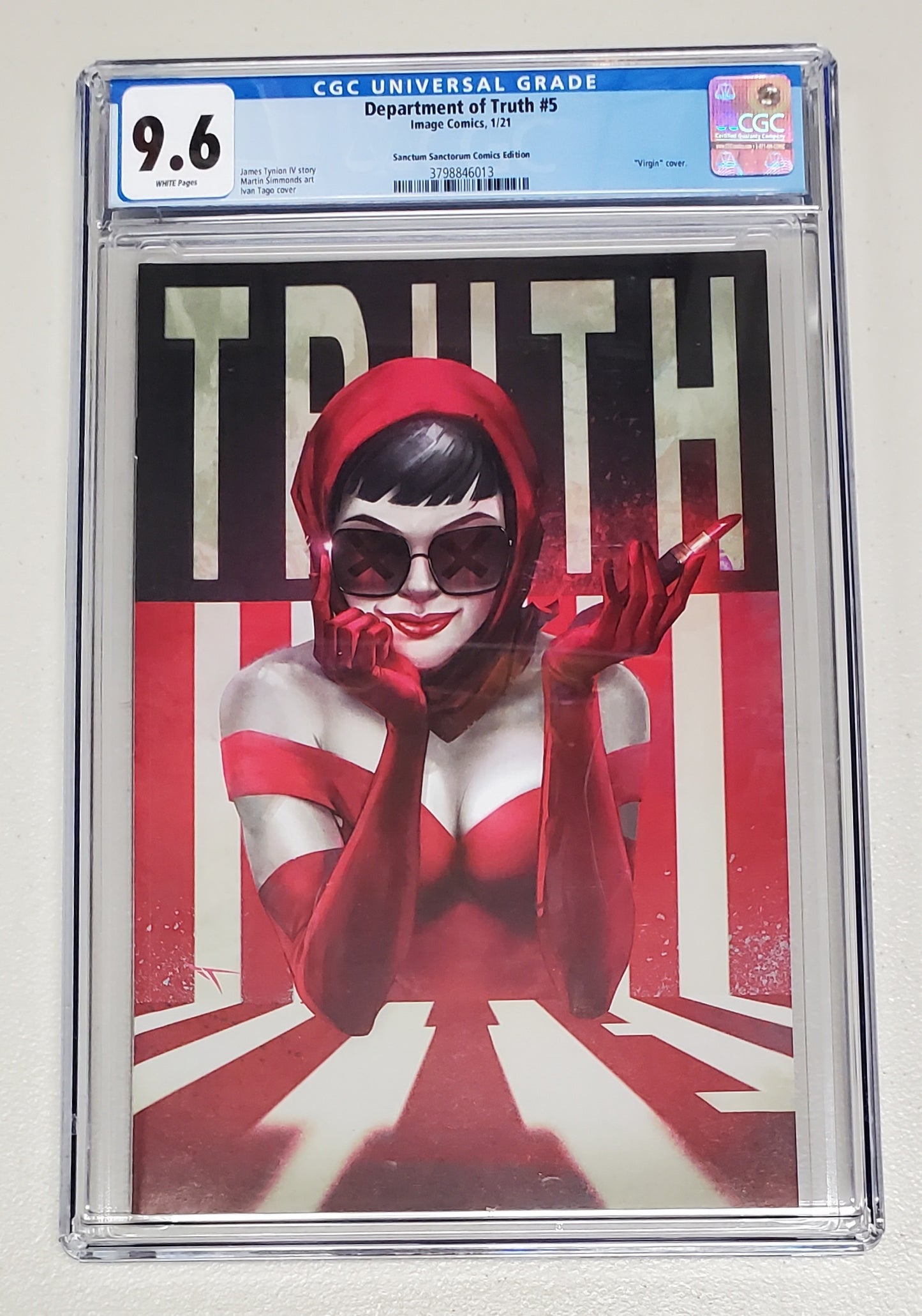 9.6 CGC DEPARTMENT OF TRUTH #5 SSCO IVAN TAO VARIANT [3798846013] Department of Truth IMAGE COMICS   