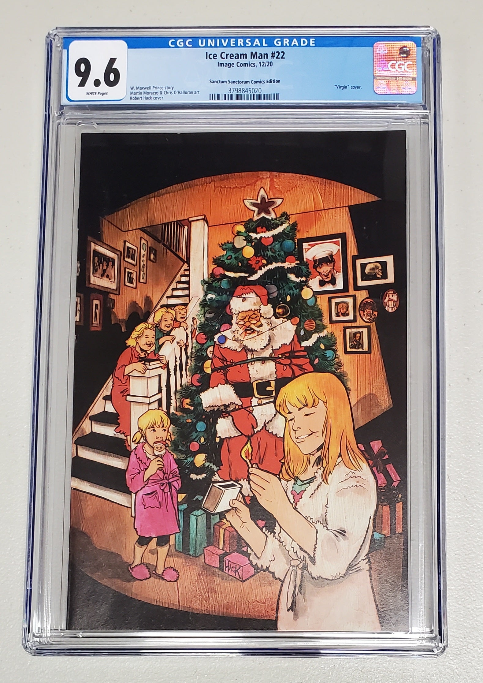 9.6 CGC ICE CREAM MAN #22 SSCO ROBERT HACK VIRGIN VARIANT [3798845020] Ice Cream Man IMAGE COMICS   