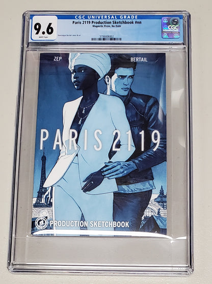 9.6 CGC PARIS 2119 PRODUCTION SKETCHBOOK BERTAIL & MOMOKO FLIP [3799006002]