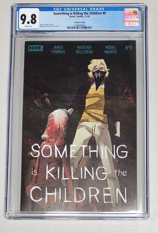 9.8 CGC SOMETHING IS KILLING THE CHILDREN #9 2ND PRINT VARIANT [3798849004]