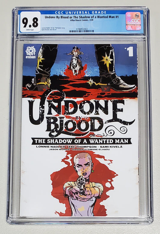 9.8 CGC UNDONE BY BLOOD SHADOW OF A WANTED MAN #1 [3798852003]